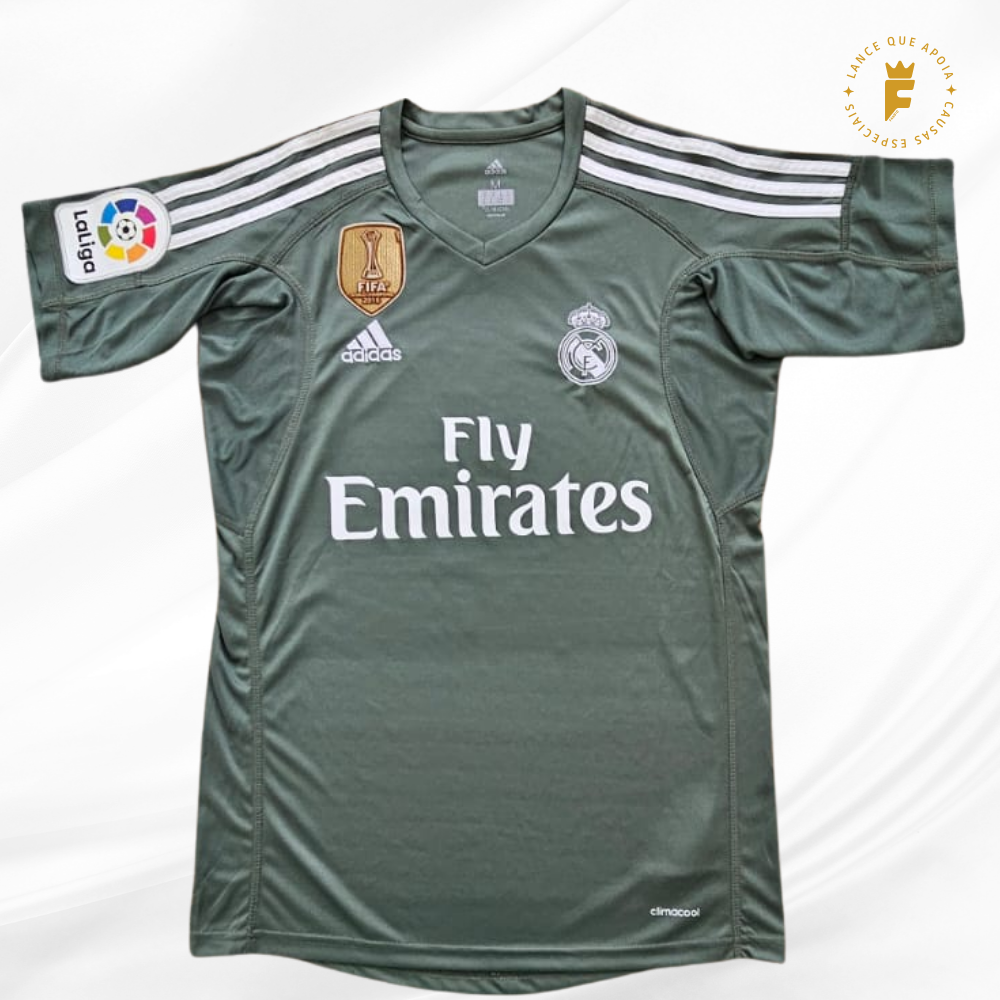 Camiseta Goleiro Real Madrid 2017 - 18 Navas autografada