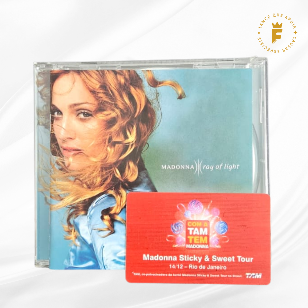 CD original Madonna - Ray of Light, autografado