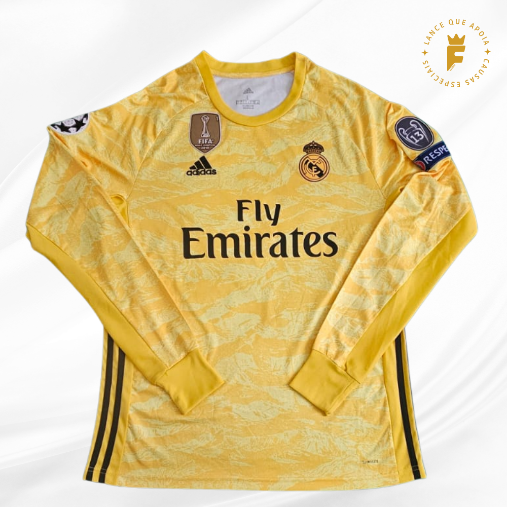 Camisa Real Madrid 2019-20, vers jogador, N13, autografada  Thibaut Courtois