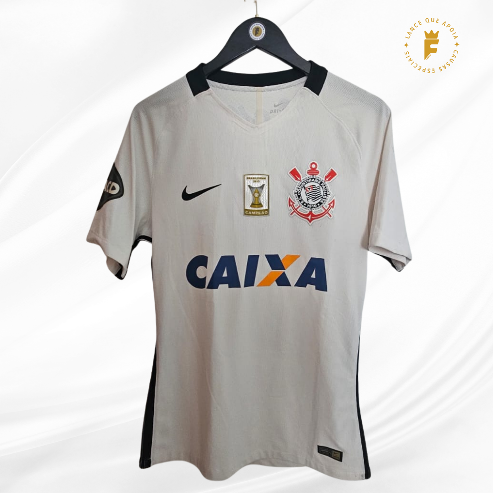 Camisa oficial Corinthians Brasileirão 2016 N3 Yago, de jogo