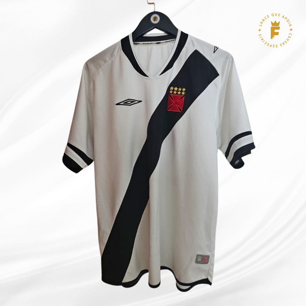 Camisa oficial Vasco 2005 usada em jogo N6
