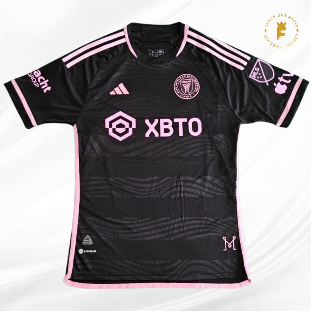 Camisa Inter Miami 2023-24, versão jogador, autografada Messi