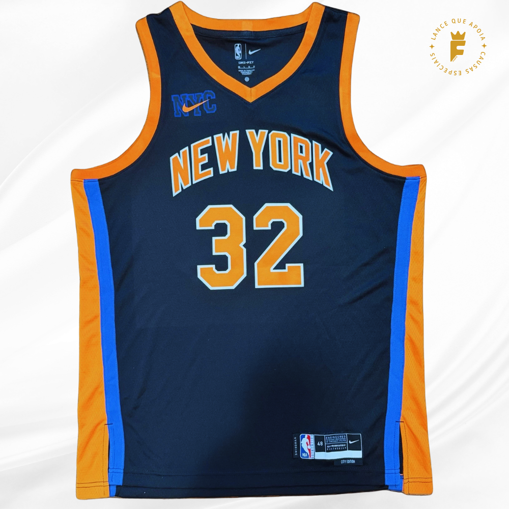Camisa Knicks NBA autografada Towns