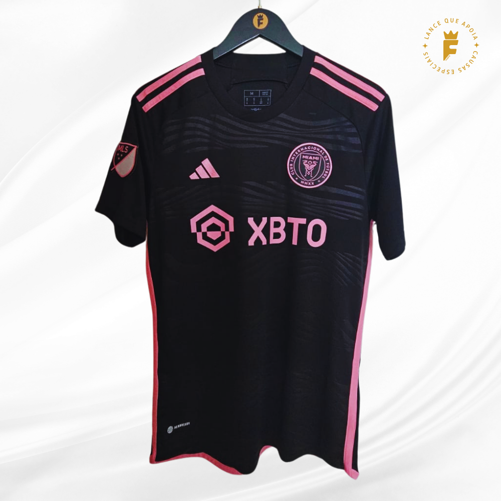 Camisa Inter Miami 2023-24 uniforme 2, MLS, N10, Lionel Messi 