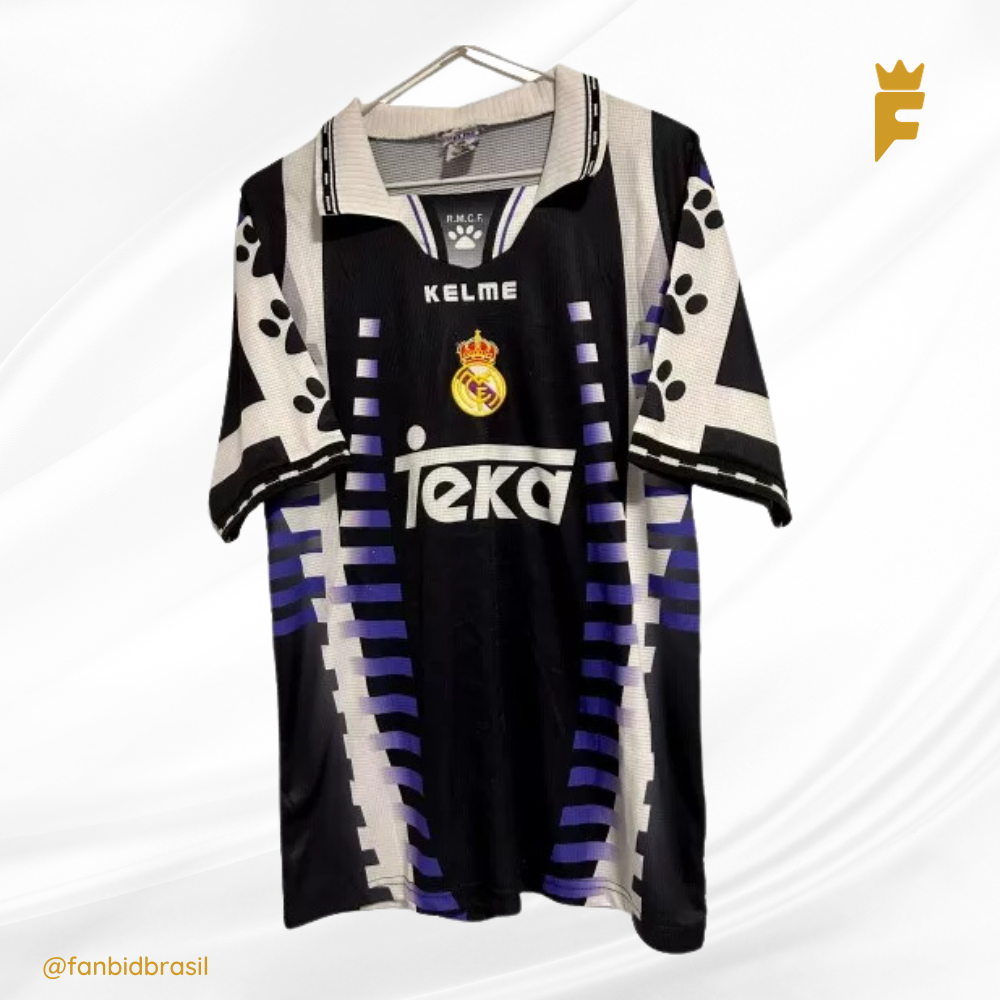 Camisa oficial do Real Madrid 1997/98 Autografada Clarence Seedorf