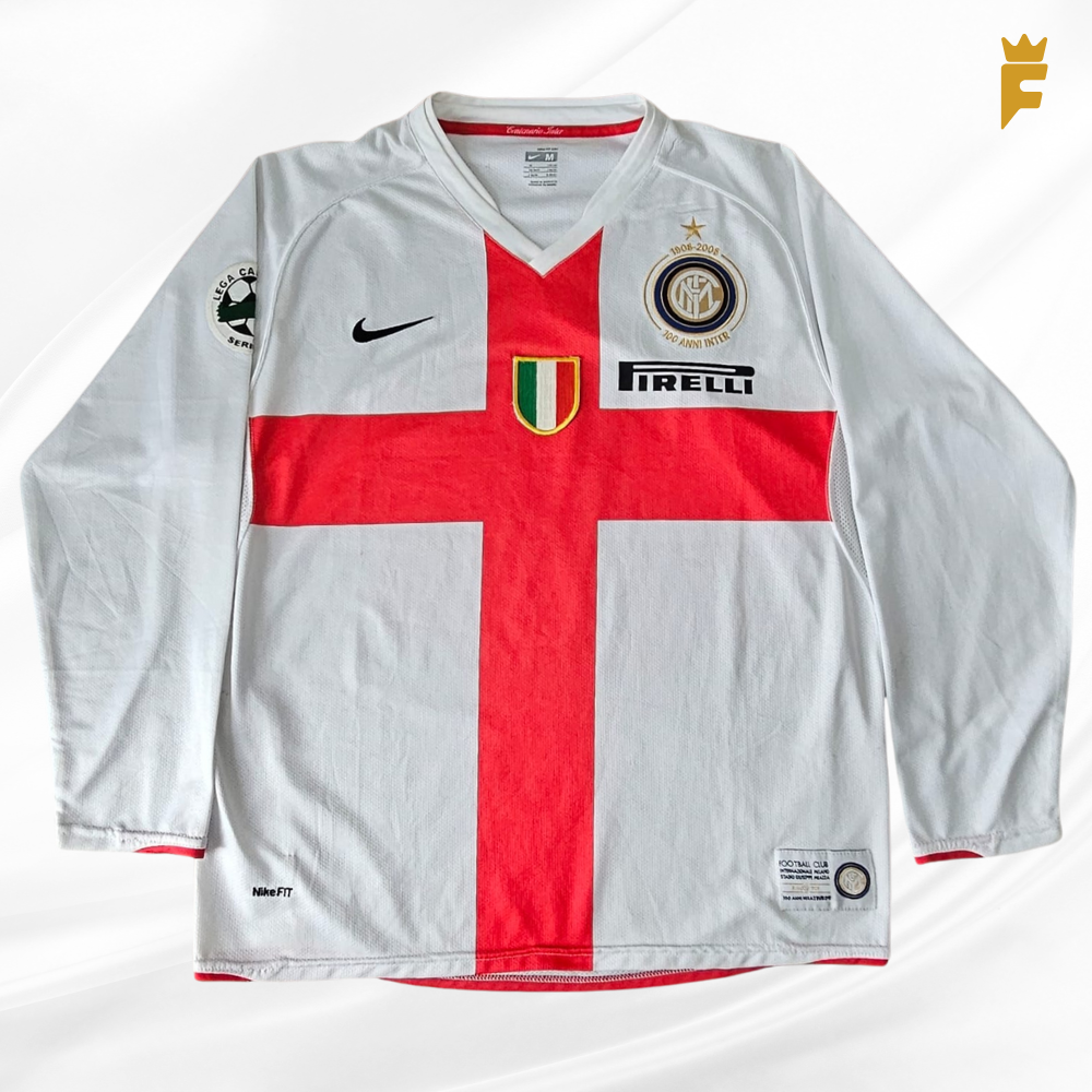 Camisa Inter de Milão 2007/08 de jogo, autografada Ibrahimovic