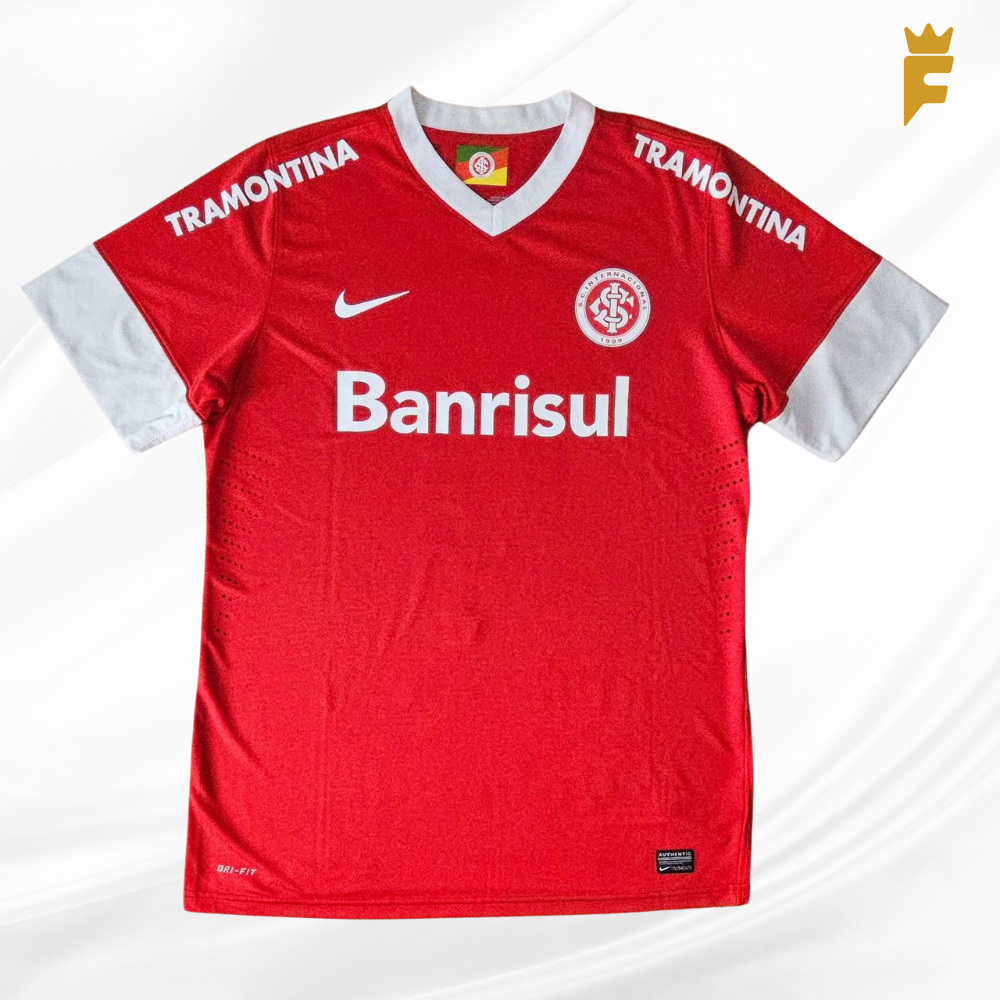 Camisa Internacional 2012, de jogo, Leandro Damiao N9, autografada