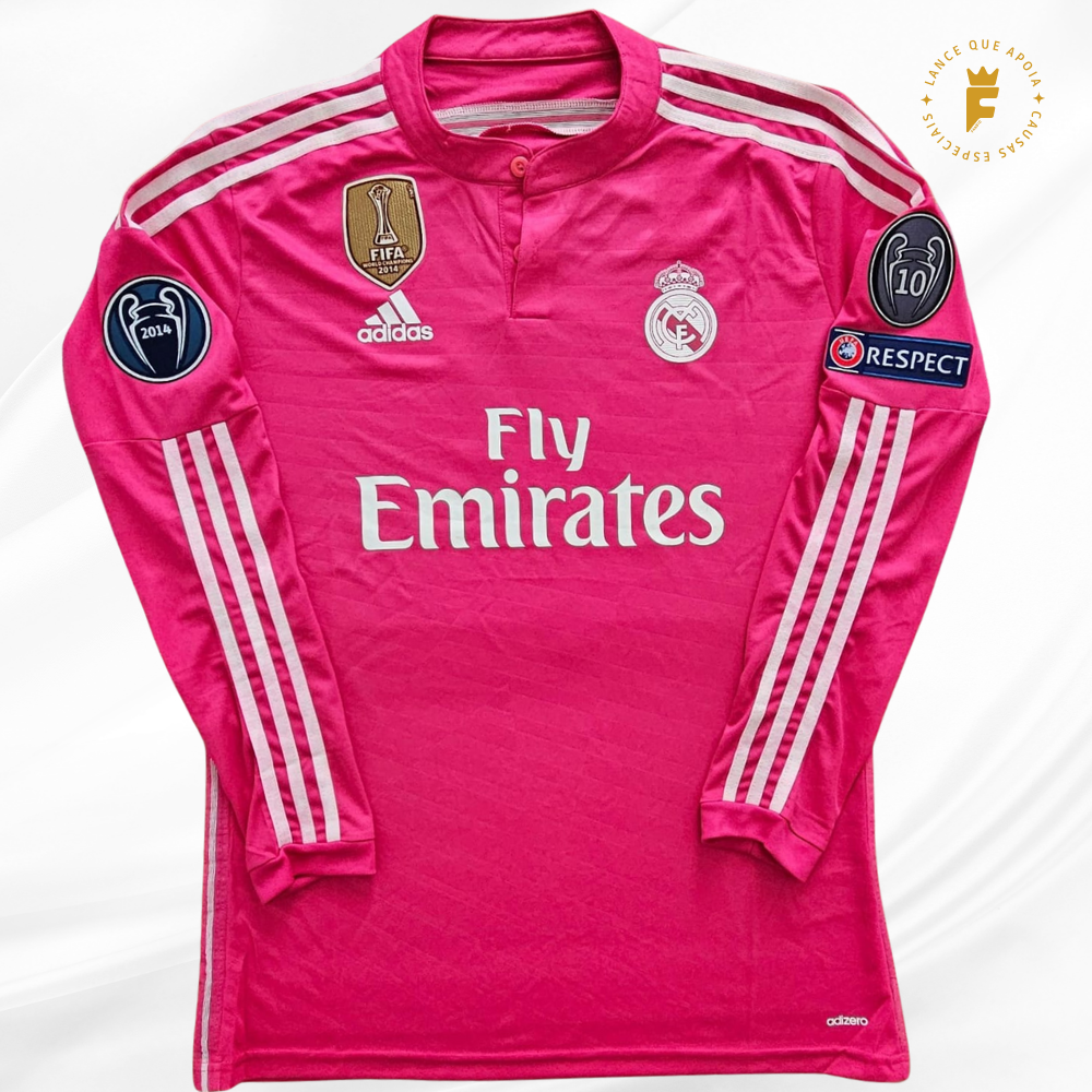 Camisa Real Madrid II 2014-15, vers jogo, autografada Cristiano Ronaldo. Rara