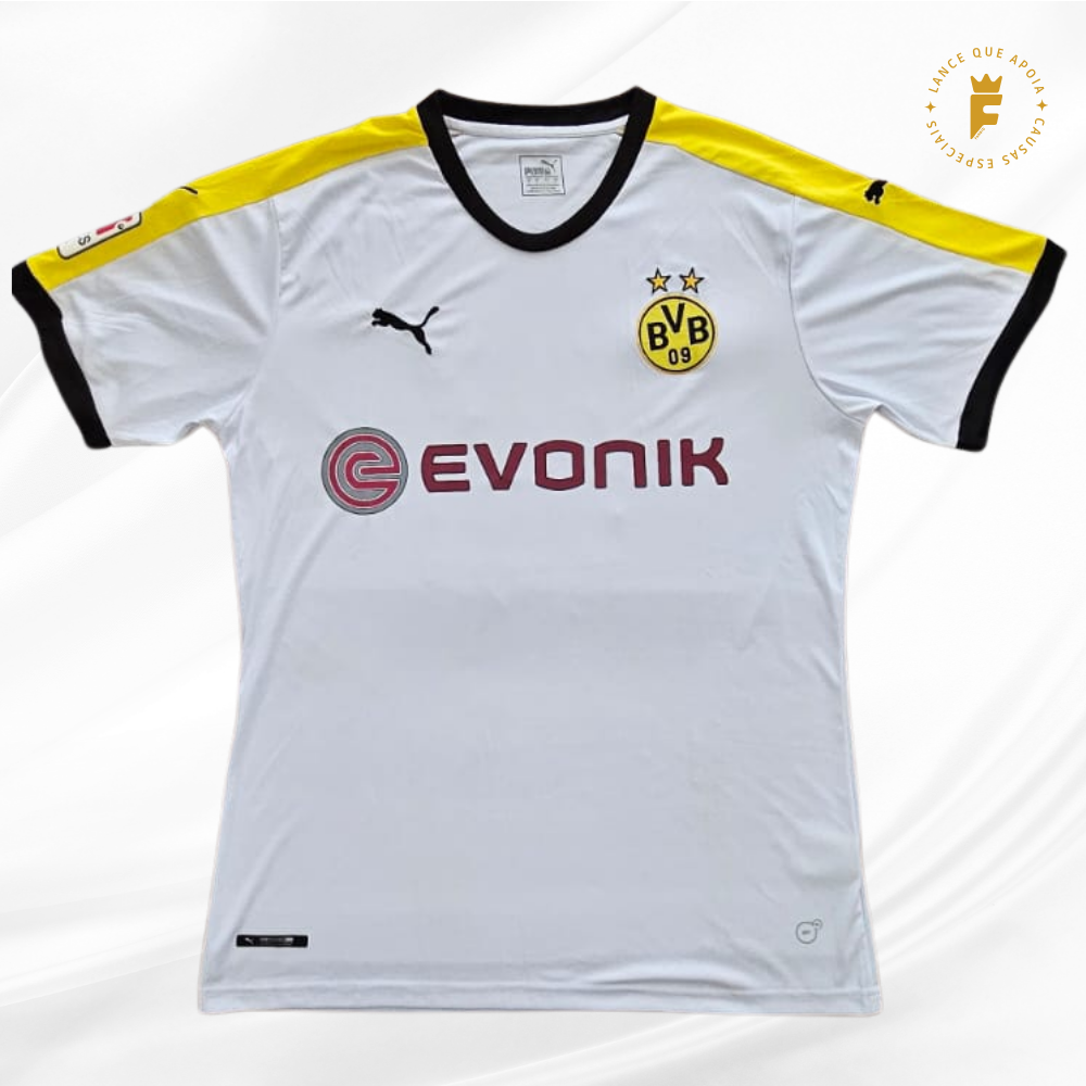 Camisa Borussia Dortmund 2015-16, vers jogador , autografada Mkhitaryan